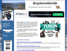 Tablet Screenshot of explorenorth.com